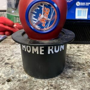 Rare Vintage NY Mets Home Run Apple Clock - Season Ticket Holder - MLB